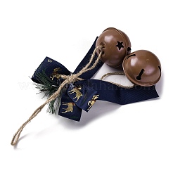 Weihnachtsthema Stoff Bowknot Anhänger Dekorationen&nbsp;HJEW-Q002-01D