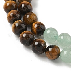 Perles de chakra naturelles en jaspe rouge&nbsp;X-G-NH0002-E02-8mm