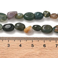 Natur Indien Achat Perlen Stränge&nbsp;G-C286-A12