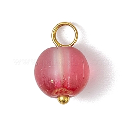 Glasanhänger aus mattierter Backfarbe&nbsp;PALLOY-JF03270-01