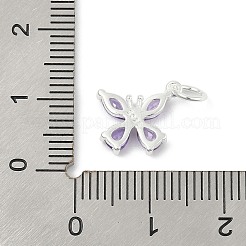 925 Sterling Silber Micro Pave Zirkonia Anhänger&nbsp;STER-Q002-03C
