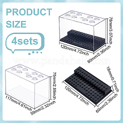 Vitrine für Minifiguren aus Kunststoff&nbsp;AJEW-WH0561-29