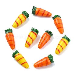 16pcs 2 Farben handgemachte Bunte Malerei-Perlen&nbsp;LAMP-CJ0003-17