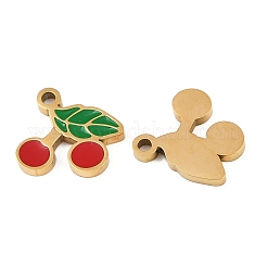 Obst 304 Edelstahl Emaille Charms&nbsp;STAS-C137-04A-G