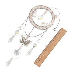 Éclats de quartz rose naturel&nbsp;HJEW-TA00503