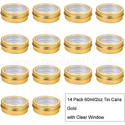 Boîtes de conserve rondes en aluminium&nbsp;CON-BC0005-21G