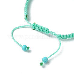 Geflochtene Perlenarmbänder aus Porzellanschildkröte&nbsp;BJEW-JB10058-03