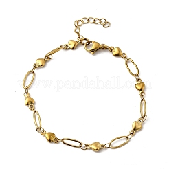 Bracelets à maillons en acier inoxydable 304&nbsp;BJEW-A044-03C-G