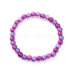 Transparente Acrylperlen Stretch Armbänder für Kinder&nbsp;BJEW-JB06505