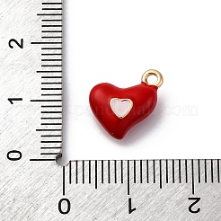 Legierung Emaille Anhänger / charms&nbsp;ENAM-E362-01B