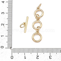 Messing Knebelverschlüsse&nbsp;KK-G557-02G-02