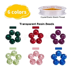 Bastelset für transparente Perlen zum Selbermachen von Armbändern&nbsp;DIY-YW0004-40