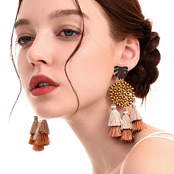 Accessoires de boucles d'oreilles à thème tropical&nbsp;MAK-CJ0001-15