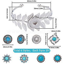 DIY-Set zur Herstellung austauschbarer Blumenarmbänder&nbsp;DIY-SC0023-23