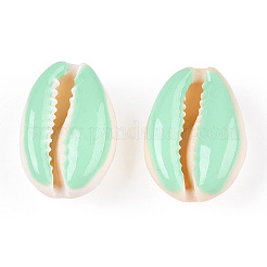 Perle di conchiglia di ciprea&nbsp;SHEL-S274-04H