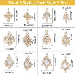 12 kit di ricerca per la creazione di 6 maglie di stile&nbsp;DIY-CA0004-74