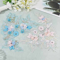 Broderie en polyester&nbsp;DIY-WH2031-077A-02