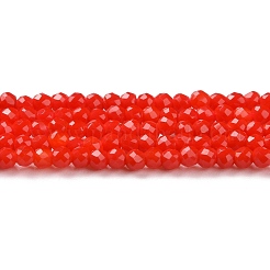 Brins de perles de verre imitation jade&nbsp;GLAA-H021-02-06