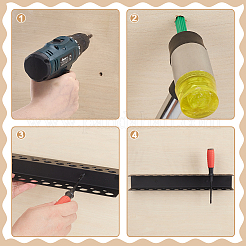Organizadores de herramientas de hierro para pared&nbsp;ODIS-WH0331-26A