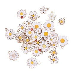 Colgantes de esmalte de aleación 75pcs 15 estilos&nbsp;ENAM-CJ0001-89