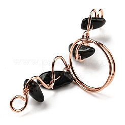Fingerring aus natürlichen gemischten Edelsteinsplittern&nbsp;G-Q1002-09G
