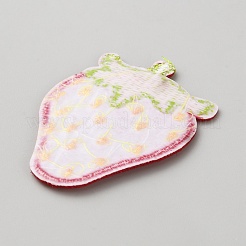 Erdbeer-Polyester-Stickerei zum Aufnähen&nbsp;DIY-WH0671-005F
