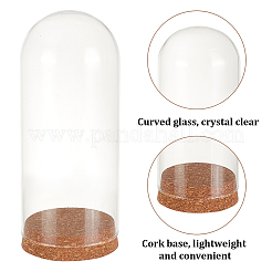 Couvercle de dôme en verre&nbsp;AJEW-WH0314-446B