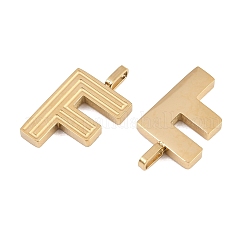 Breloques en acier inoxydable 304&nbsp;STAS-L022-589F