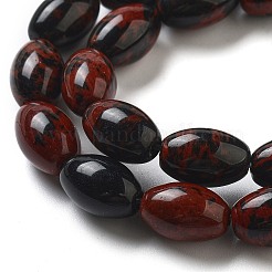 Natur Mahagoni Obsidian Perlen Stränge&nbsp;G-B106-B13-01