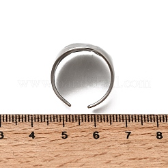 Offene Manschettenringe aus Edelstahl 304 für Damen&nbsp;RJEW-T034-04P