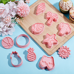 16 stücke 2 arten pp sommer strand thema kunststoff ausstechformen&nbsp;DIY-HY0002-80