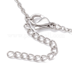 3 stücke 3 arten 304 edelstahl macrame beutel leere stein halter halskette machen&nbsp;NJEW-JN05253