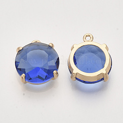 Colgantes de cristal facetado&nbsp;GLAA-T010-006