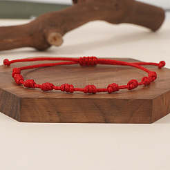 Verstellbare Armbänder aus gewebtem Polyester-Knotenband&nbsp;DX7383