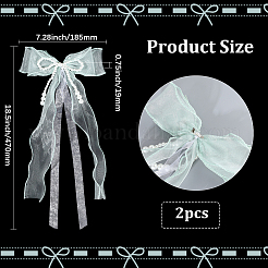 Broches de encaje con lazo para la ropa&nbsp;JEWB-WH20014-06B