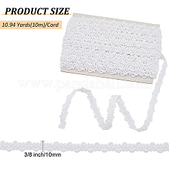 10 m langes geflochtenes Spitzenband aus Polyester&nbsp;DIY-WH0491-45A