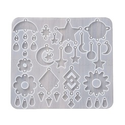 Boucles d'oreilles pendentifs bricolage moule en silicone&nbsp;LS-DIY-Q033-07B