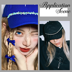 6 cadena para gorra de béisbol con 3 estilos de chips de turquesa sintético/naturales&nbsp;AJEW-SC0003-58