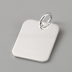 925 Charm-Rohling aus Sterlingsilber&nbsp;STER-WH0010-74C