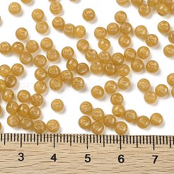6/0 perle di semi di vetro imitazione giada&nbsp;SEED-T006-04A-02
