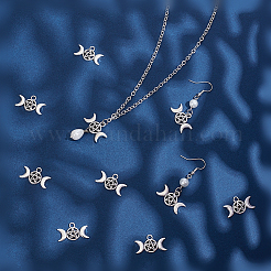 200 pz charms in lega stile tibetano&nbsp;TIBEP-PH0001-89