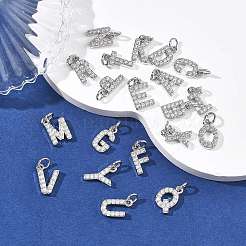 Shegrace Messing-Anhänger mit Mikropavé-Fassung aus klaren Zirkonia&nbsp;XGRQ29811-394P