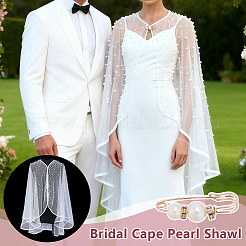 Capas de boda de poliéster&nbsp;DIY-WH0622-612A