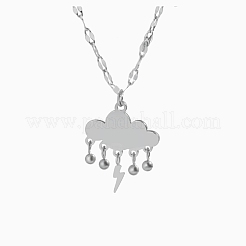 Colliers pendentifs en acier inoxydable 304 anti-ternissement&nbsp;OF5364-2
