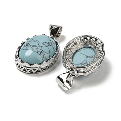 Pendentifs de turquoise synthétique&nbsp;G-Z050-06C