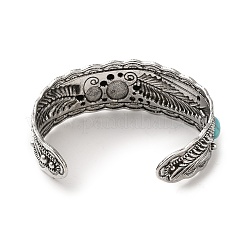 Tibetischen Stil Legierung Manschetten Armbänder&nbsp;BJEW-Q769-02AS