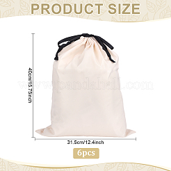 Rechteckige Verpackungsbeutel aus Polyester&nbsp;ABAG-WH0040-46
