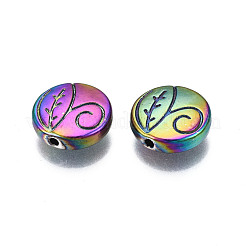 Gestellplattierung aus Legierungsperlen in Regenbogenfarbe&nbsp;PALLOY-S180-361