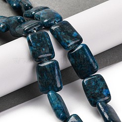 Natürlichen blauen Achat Perlen Stränge&nbsp;G-T047-B02-01