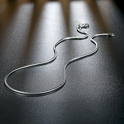 Collane a catena a serpente in acciaio inossidabile chirurgico 316 anti-ossidazione&nbsp;NJEW-BB31289-24